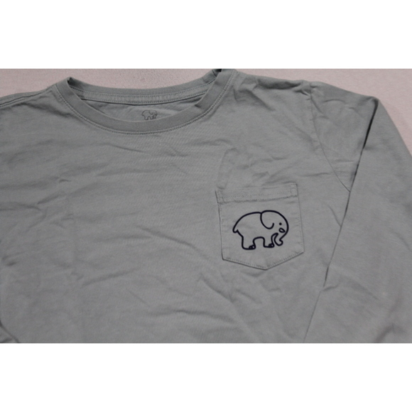 Ivory Ella Men Teal Long Sleeve Shirt Crew Neck Size Small - Picture 4 of 9